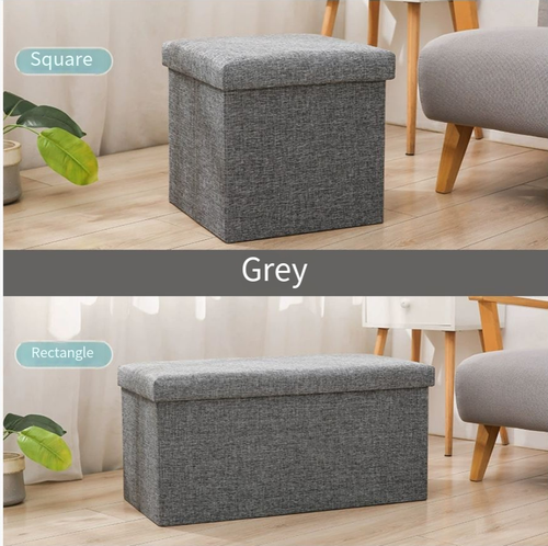 Foldable Storage Cube With Lid  11.75in x 11.75in x 11.75in