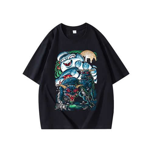 This eye-catching graphic T-shirt draws inspiration from street-style aesthetics. Featuring a graphic print on the front and a logo on the back, it skillfully blends bold typography with a retro athletic vibe. Crafted from premium fabric, it offers a soft feel and ensures comfortable everyday wear.