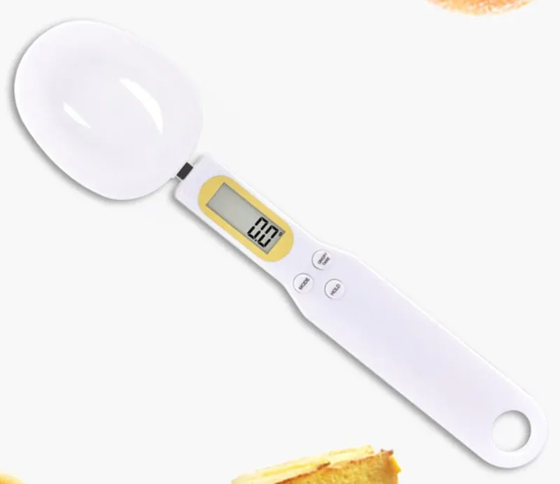 Electronic Spoon Scale Measuring Spoon, with LCD Display, High Accuracy & Detachable Design, for Solid and Liquid Ingredients