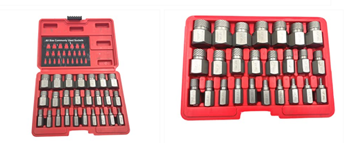 Snap-on 25-Piece Hexagonal Head Multi Spline Screw Extractor Set REX25B