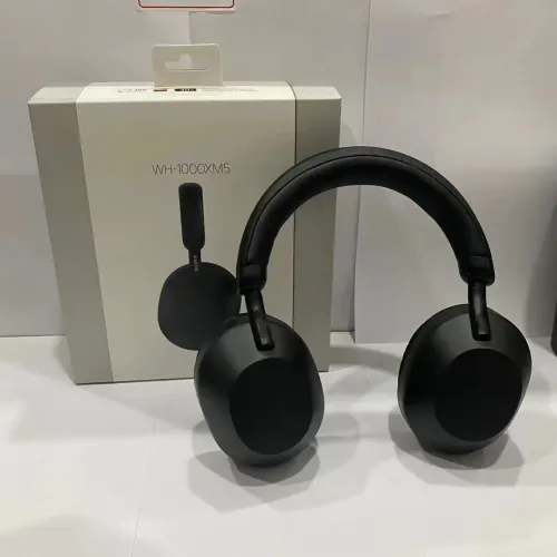 Premium Wireless Headphones - Noise Cancelling Bluetooth 5.3, Hi-Res Audio, Built-in Mic for Clear Calls, Comfortable
