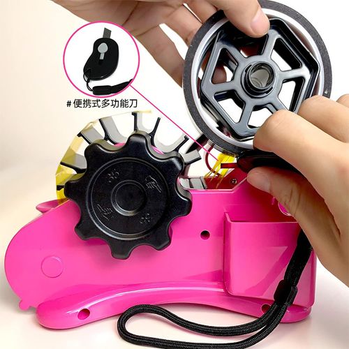 Multi-roll Semi-automatic Desk Tape Dispenser - Cut Multiple