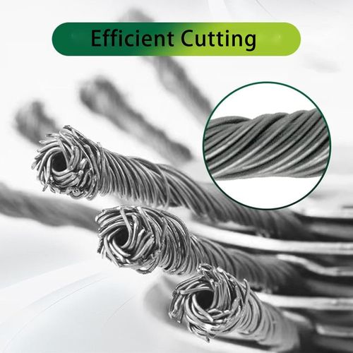 Intellectp Trimmer, Universal Steel Wire Trimmer Head, Indestructible Trimmer Head, Steel Wire Cutter Trimmer Head, 6 Inch Steel Wire Weed Eater Blade, Unbreakable Wired Trimmer Blade