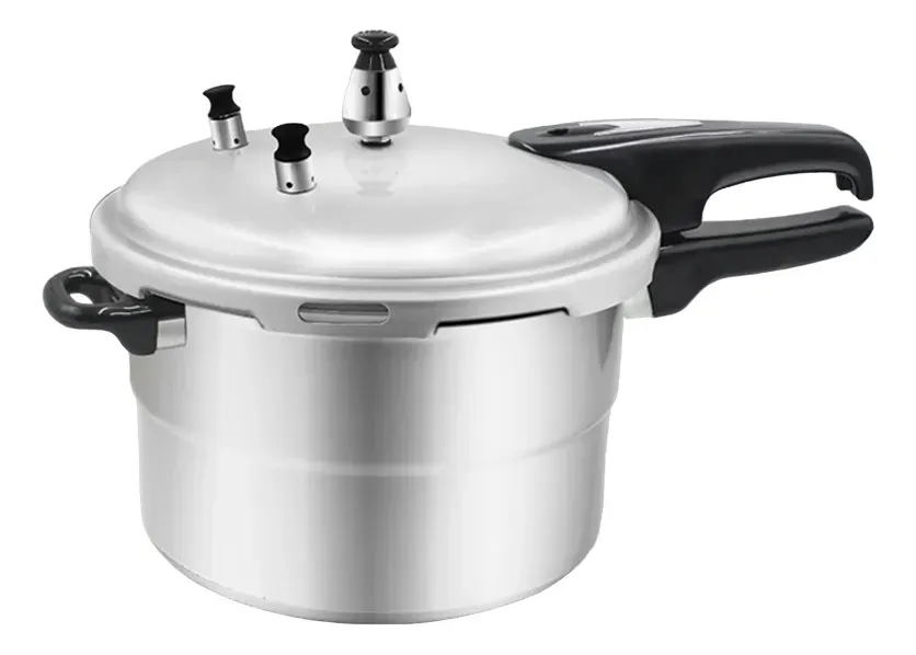 Olla A Presión 18-24 Cm De 7 Litros Resistente Aluminio Color Gris