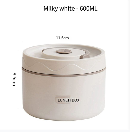 Insulated Lunch Container Box Round Sealed Bag for Jar Circular Boxed with Circle for Purse Lunch Boxes (4Pcs)