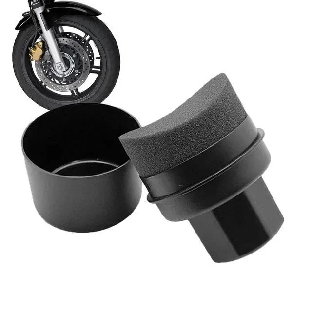Car Tire Waxing Sponge Car Wax Applicator Pad with Lid Curved Shaped Easy Waxing
