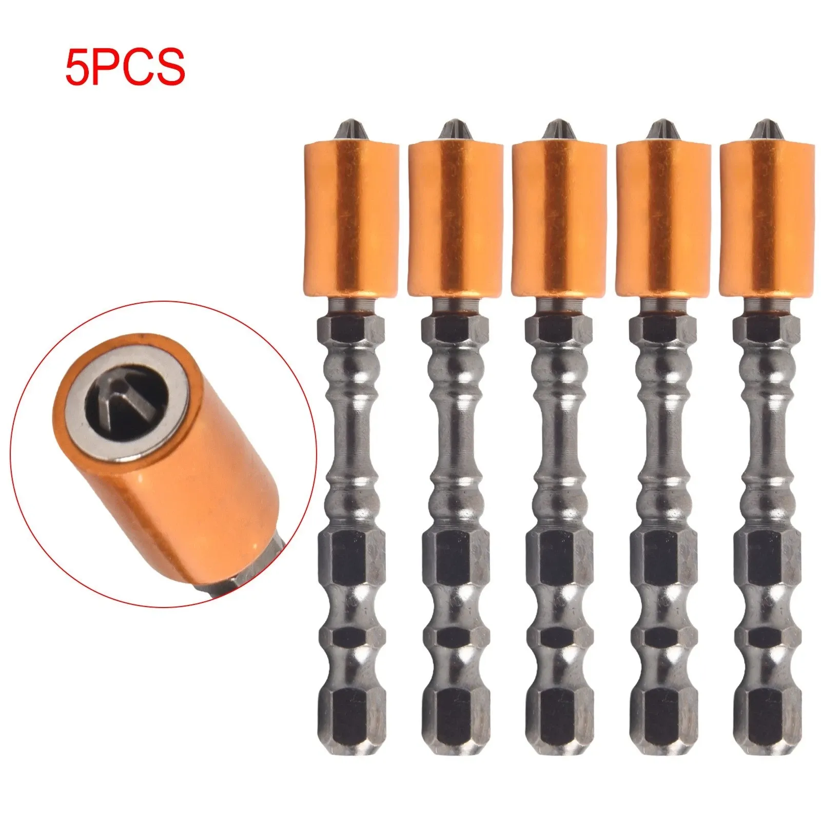 Screwdriver Bit Tool Workshop Batch Head Bite Magnetic Circle Metal High Quality