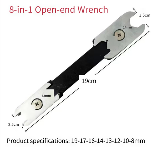 Rotating Multifunction Adjustable Wrench Spanner for Home, Bicycle, and Car Repair is a versatile hand tool