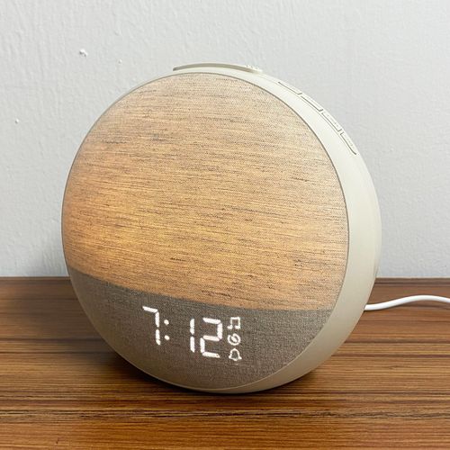 Sunrise Alarm Clock for Heavy Sleepers: White Noise Machine with 30 Sleep Relax Sounds 32 Volume - Painless Gradual Wake Up Light 20 Brightness with Bluetooth Memory Function for Bedroom - Gray