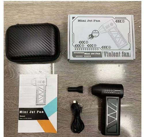 Mini Turbo Jet Fan 110000RPM Aire Eléctrico para Teclado Computadora