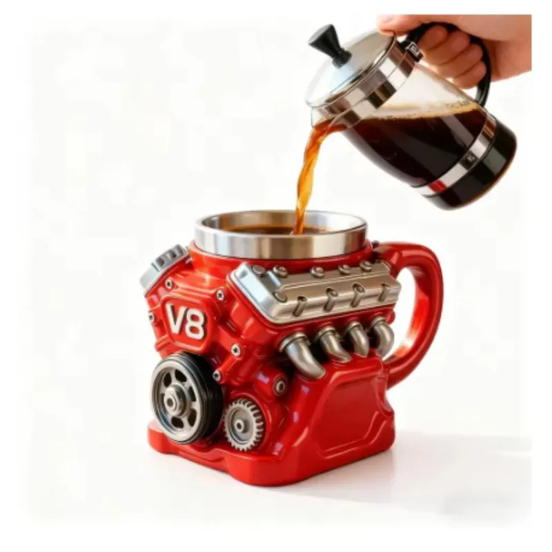 V8 V6 Engine Model Coffee Mug
