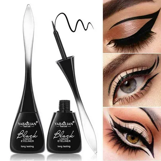 Hot6sl Black Quick-Drying Eyeliners 2 Ml