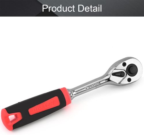 Rotator Ratchet Wrench, 0.25 Inch CR-V Reversible Quick-Release Drive 1 pcs