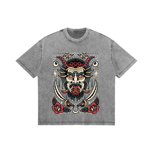 This eye-catching graphic T-shirt draws inspiration from street-style aesthetics. Featuring a graphic print on the front and a logo on the back, it skillfully blends bold typography with a retro athletic vibe. Crafted from premium fabric, it offers a soft feel and ensures comfortable everyday wear.