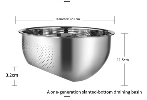 Unomor Stainless Steel Rice Basin Kitchen Sink Drain Basket Mesh Strainer for Kitchen Drain Bowl Small