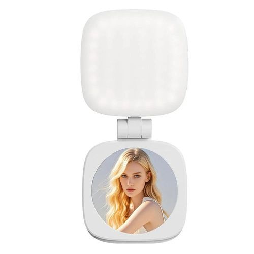 for Small Rig Light for IPhone, Phone Light with A Mirror,Magnetic Selfie Vide^