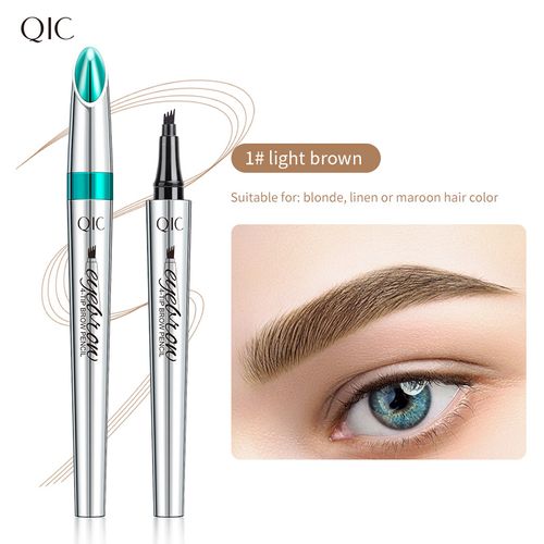 Eyebrow Pencil Eyebrow Microblading Pen - Eye Makeup Eyebrow Pen Micro 4 Point Brow Pen Lift & Snatch Eyebrow Microblading Pen Long-Lasting Waterproof Natural Eyebrow Hair