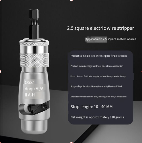 Multi-function Electric Wire Stripper Tool Kit for Electricians Quick Efficient Wire Stripping Durable Construction for Soft Hard Complete Set