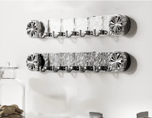 Multipurpose Stylish Wall-Mounted Hooks Organizer