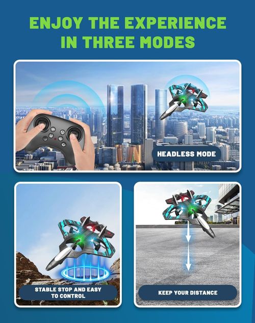 The Skyriders Rc Jet - 2026 The Sky Riders Drone, Remote Control Airplane with 360° Flips & LED Lights, 2.4ghz Rc Stunt Fighter Jet, Unmatched Speed, Precision, Thrill (Blue - 1 Battery)