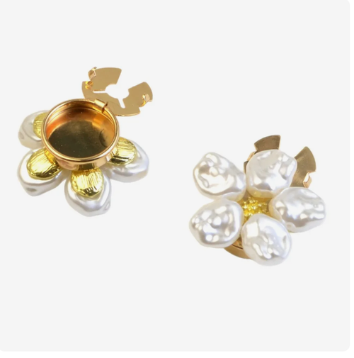 Decorative accessories: buttons, brooches, collar clips