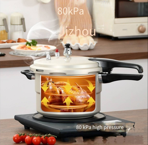 Olla A Presión 18-24 Cm De 7 Litros Resistente Aluminio Color Gris