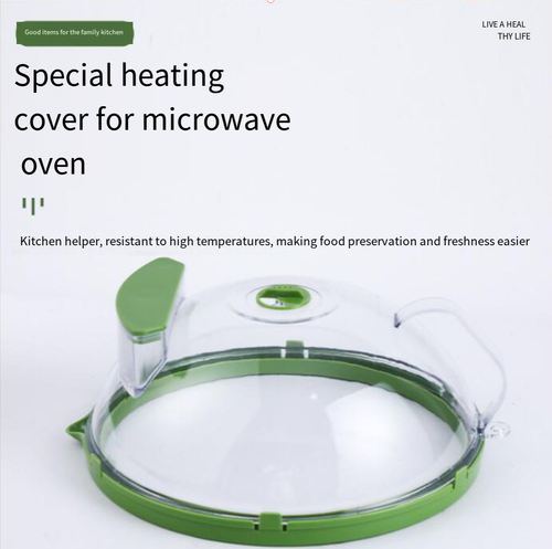 Microwave Cover with Water Steamer, Microwave Splatter Cover, 10 Inch Clear Microwave Cover for Food, Microwave Food Cover with Handle, Food Cover for Microwave Oven, Kitchen Gadgets Accessories White