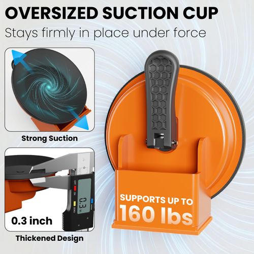 Floor Gap Fixer Tool, Enhanced Suction Cup Repair Kit for Floating Vinyl Plank Fixing Wood Close Gaps, Heavy Duty Iron Grabber for Smooth Surface Tile Installation