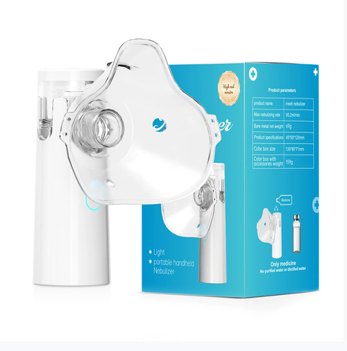 Portable Mesh Nebulizer - Efficient Respiratory Relief Anywhere, Anytime