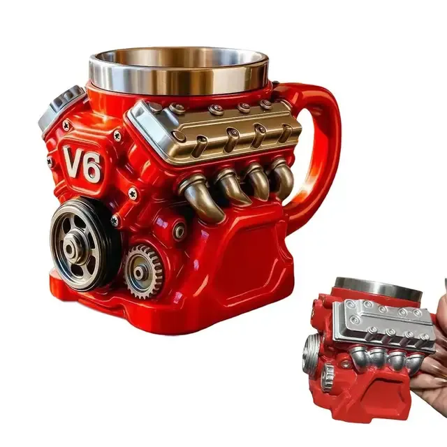 V8 V6 Engine Model Coffee Mug