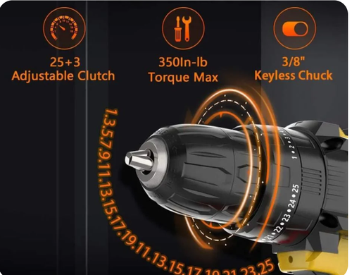 Cordless Drill Hammer 21v Dewalt Brand