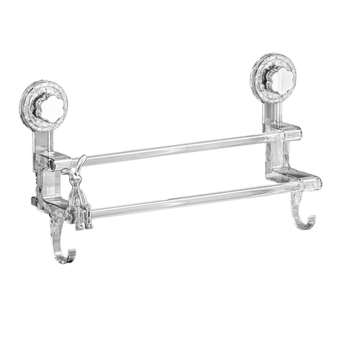 Suction cup hook clothes hanger rail towel bar storage box bathroom shoe