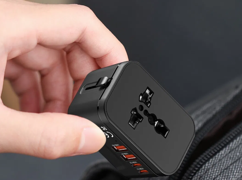 Multi-Function Conversion Socket GaN Fast Charging Global Travel Plug Converter with Fuse