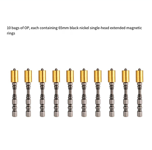 Screwdriver Bit Tool Workshop Batch Head Bite Magnetic Circle Metal High Quality