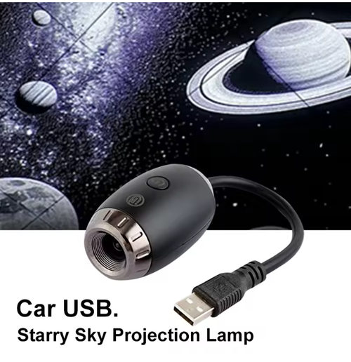 USB Ambient Light for Car Galaxy Saturn Black Hole Camping Bedroom Multiple Scenarios Focus Adjustable Universal USB Interface