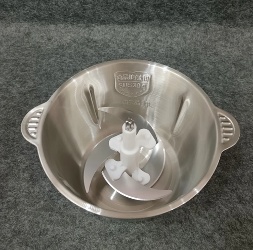 Bisnis rumah tangga lintas batas multifungsi stainless steel kapasitas besar penggiling daging listrik mixer mesin memasak grosir