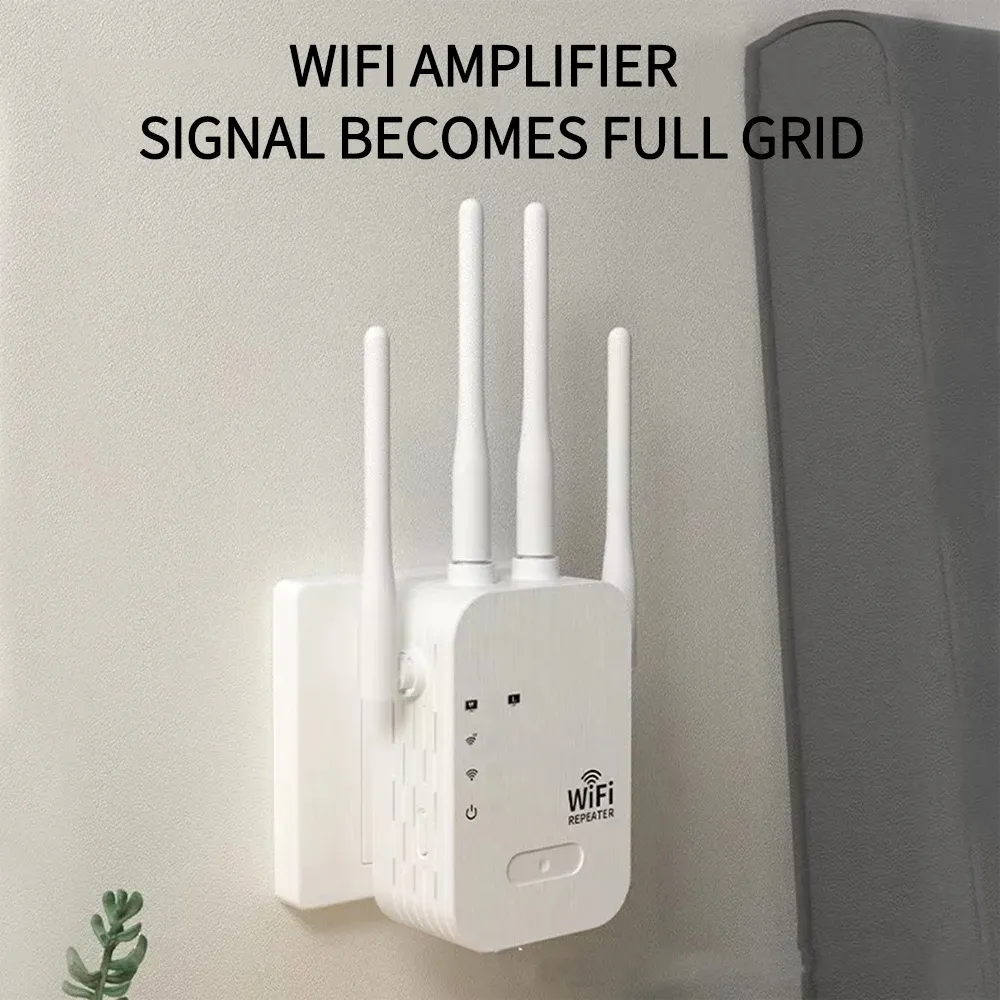 5G 2.4G Dual Band WiFi Repeater Signal Amplifier Router 1200Mbps  300Mbps Signal Booster Network Amplifier