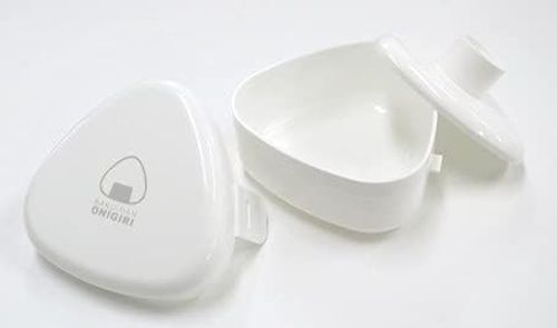 Backform für Reiskugeln, Onigiri Bakudan, einfach und schnell, einfach Reis einführen und schieben, weißer Kunststoff, hergestellt in Japan LS-20