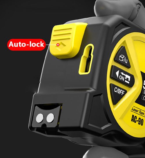 Digital Laser Tape Measure,131ft Laser Distance & 16ft Tape Measure 2 in 1 Laser Measurement, Area, Volume Laser Measure for Construction DIY Woodworker