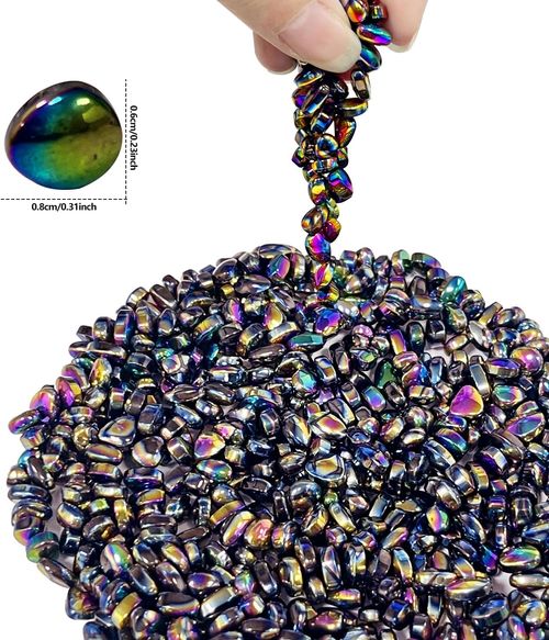 510pcs Ferrite Putty Fidget Toys, Magnetic Stones Fidget Toys Adults, Desk Fidgets Toys for Stress and Anxiety Relief and Kill Time, Novelty Adults Gifts Colorful