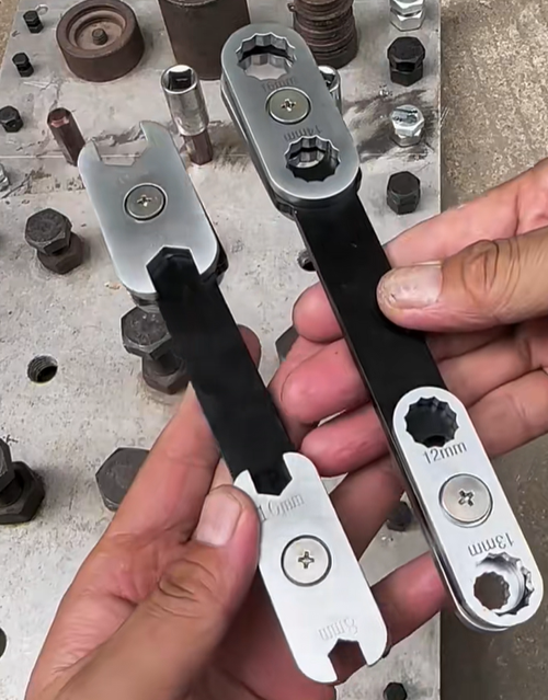 Rotating Multifunction Adjustable Wrench Spanner for Home, Bicycle, and Car Repair is a versatile hand tool