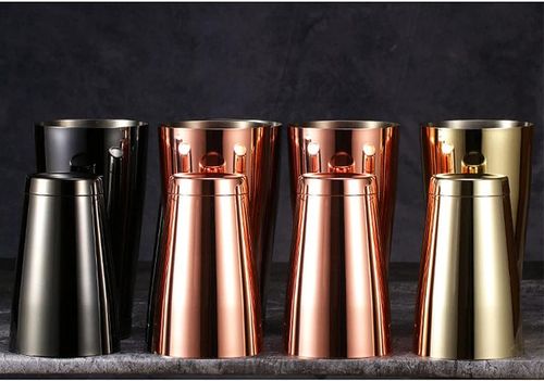 Dsxnklnd True Advance: Stainless Steel Boston Shaker Tins Mixing Metallic for Bartending