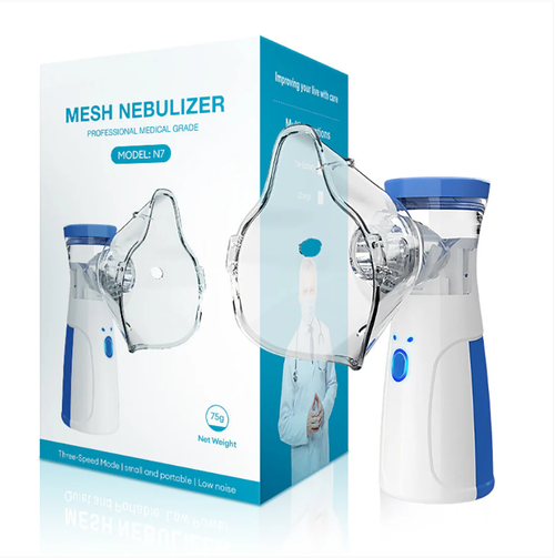 Portable Mesh Nebulizer - Efficient Respiratory Relief Anywhere, Anytime