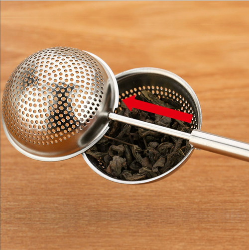 Walbest Flour Duster, 304 Stainless Steel Retractable Sugar Duster Powder Shaker Matcha Powder Spices Sieve Baking Sifter Tool Duster Silver