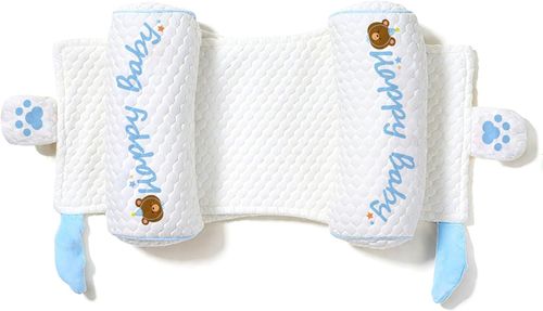 Premium Baby Support Pillow, 2026 Adjustable Baby Head Pillow, Organic Cotton Infant Head Cushion (Upgraded)