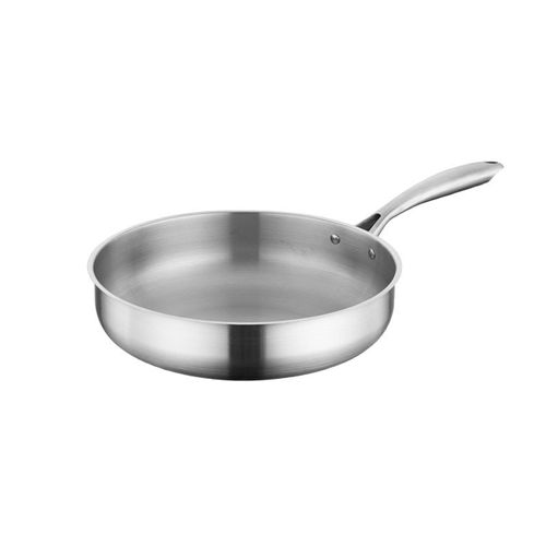 Soup Pot Non Stick Frying Pan, Frying Pan, Domestic Uncoated Stainless Steel Steak Pot, Induction Cooker, Gas Stove, Applicable
