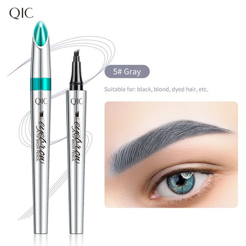 Eyebrow Pencil Eyebrow Microblading Pen - Eye Makeup Eyebrow Pen Micro 4 Point Brow Pen Lift & Snatch Eyebrow Microblading Pen Long-Lasting Waterproof Natural Eyebrow Hair