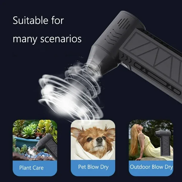 Mini Turbo Jet Fan 110000RPM Aire Eléctrico para Teclado Computadora