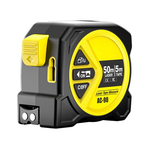 Digital Laser Tape Measure,131ft Laser Distance & 16ft Tape Measure 2 in 1 Laser Measurement, Area, Volume Laser Measure for Construction DIY Woodworker