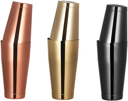 Dsxnklnd True Advance: Stainless Steel Boston Shaker Tins Mixing Metallic for Bartending